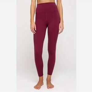 NWT Nicole Miller Sport Leggings in Burgundy